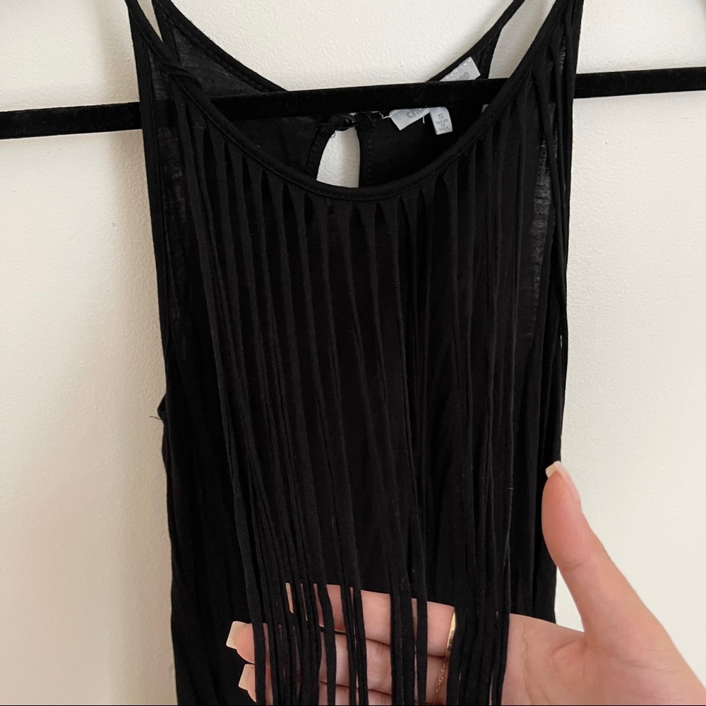 Charlotte Russe Fringed Tank Top